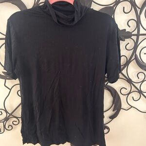 Black Turtleneck TShirt